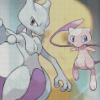 Mewtwo Pokemon Anime Diamond Painting