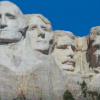 Mount Rushmore Presidents South Dakota Diamond Painting