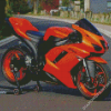 Orange Kawasaki ZX 10R Limited Edition Diamond Painting