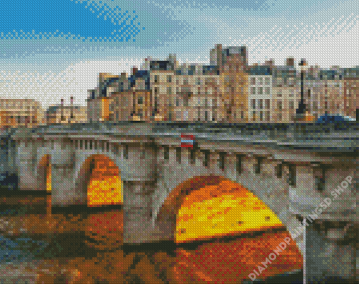 Paris Bridge Diamond Painting