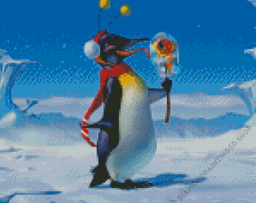 Penguin Christmas Diamond Painting