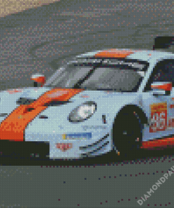 Porsche Race Car Diamond Painting