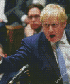 Prime Minister Boris Johnson Diamond Painting