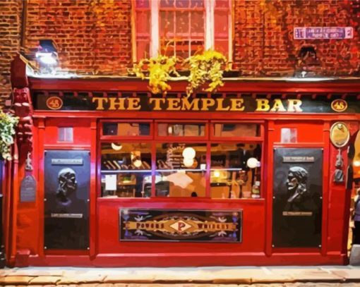 Pub Temple Bar Dublin Diamond Painting