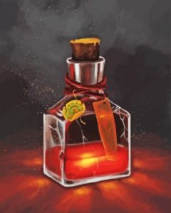 Red Magic Potion Diamond Painting