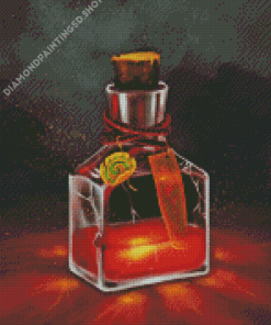 Red Magic Potion Diamond Painting