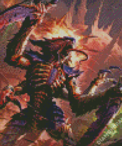 Scary Tyranid Diamond Painting