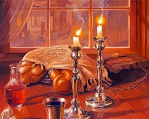 Shabbat Scene Diamond Painting