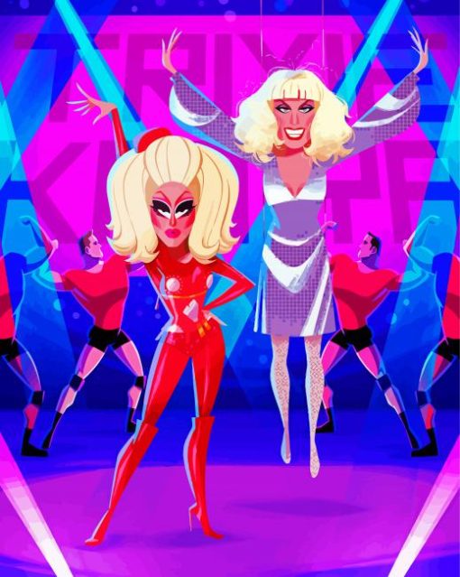 Trixie And Katya Diamond Painting