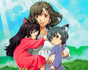 Wolf Children Diamond Painting