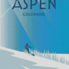 Aspen Colorado Ski Diamond Painting