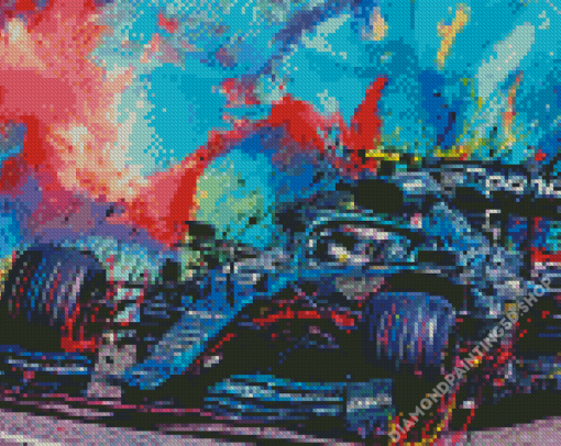 Aston Martin F1 Art Diamond Painting