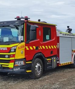 Australian Fire Trucks Diamond Painting