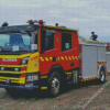 Australian Fire Trucks Diamond Painting