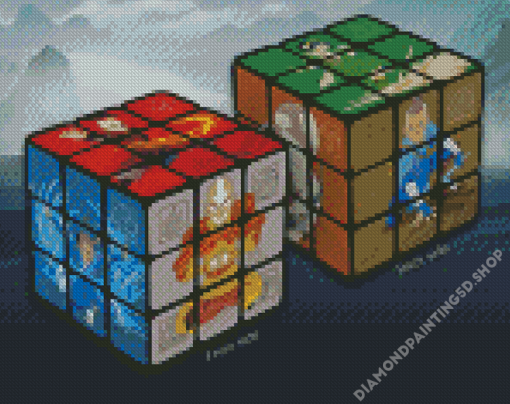 Avatar Rubiks Cubes Diamond Painting