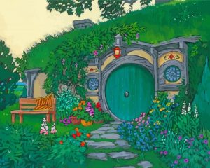 Bag End illustration Diamond Painting