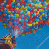 Beautiful Up Balloons Diamond Painting