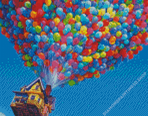 Beautiful Up Balloons Diamond Painting