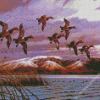 Bird Hunting Art Diamond Painting