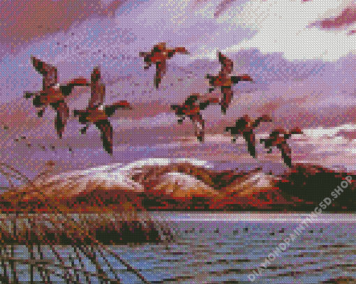 Bird Hunting Art Diamond Painting