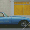 Blue Jaguar Type 1 Car Diamond Painting