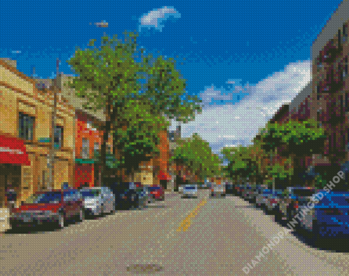 Bronx Street NYC Diamond Painting