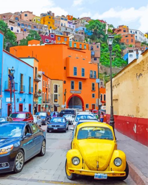 Colorful Streets Of Guanajuato Diamond Painting
