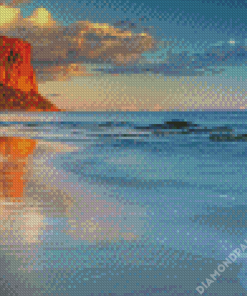 Calpe Beach At Sunset Diamond Painting