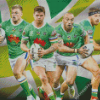 Canberra Raiders Rugby League Players Diamond Painting