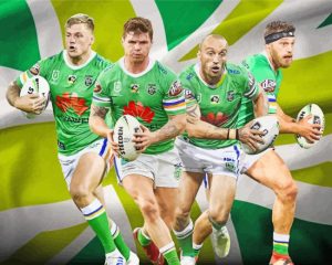 Canberra Raiders Rugby League Players Diamond Painting