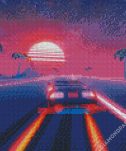 Car Game Diamond Painting