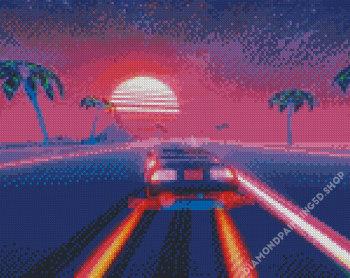 Car Game Diamond Painting