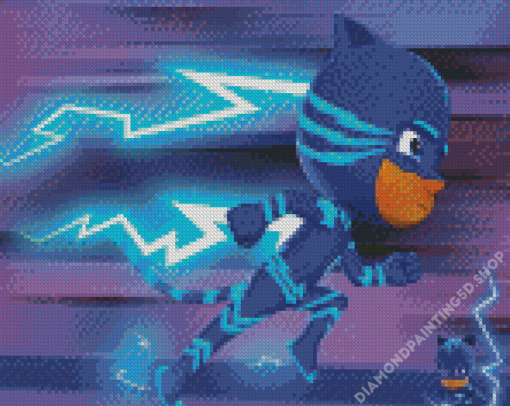 Catboy PJ Masks Diamond Painting