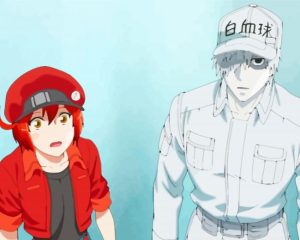 Cells at Work Characters Diamond Painting