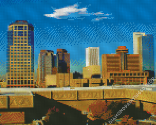 City Of Phoenix Buildings Diamond Painting