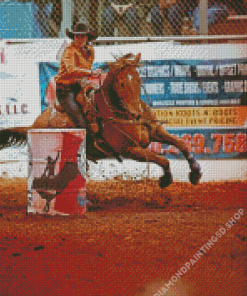 Cowboy Boots Western Wear And Barrel Race Diamond Painting