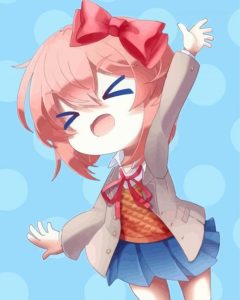 Cute Sayori Diamond Painting