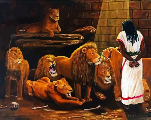 Daniel In The Lions Den Diamond Painting