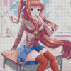 Doki Doki Literature Club Monika Diamond Painting