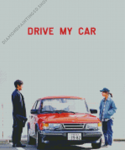 Drive My Car Poster Diamond Painting