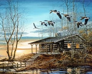 Evening Retreat By Terry Redlin Diamond Painting