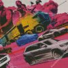 Fast And Furious Cars Art Diamond Painting