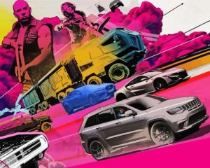 Fast And Furious Cars Art Diamond Painting