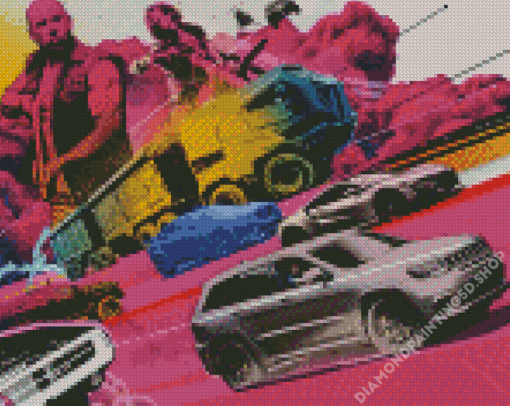 Fast And Furious Cars Art Diamond Painting