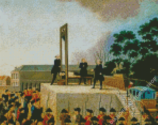 French Revolution Guillotine Diamond Painting