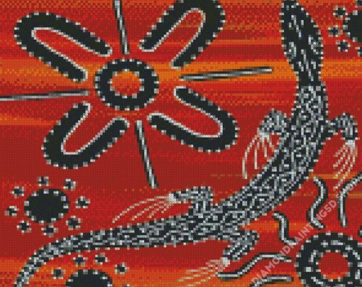 Goanna Art Diamond Painting