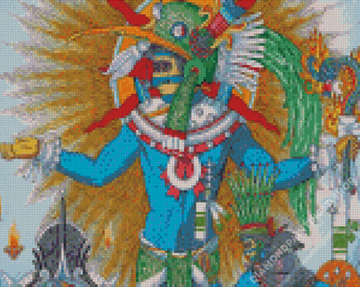 Huitzilopochtli Art Diamond Painting