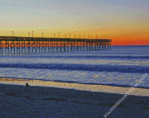 Isle Beach Pier Diamond Painting