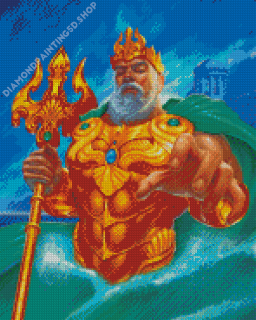 King Neptune Diamond Painting