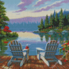 Lakeside Morning Diamond Painting